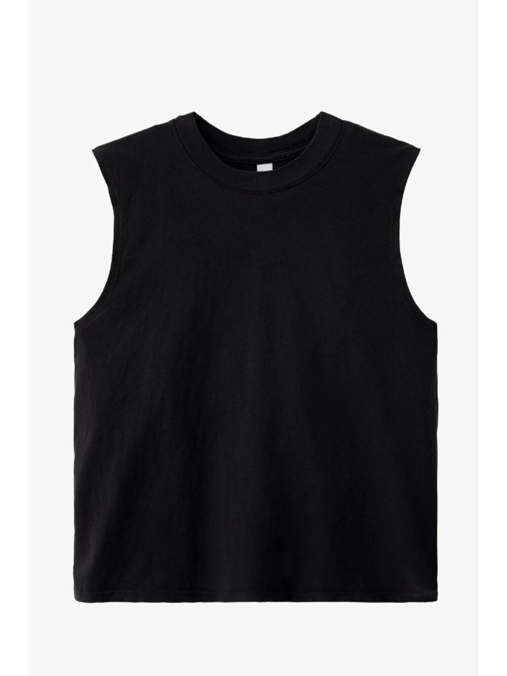 A New Day Womens Black Sleeveless Tank Top Relaxed Fit Size XL
